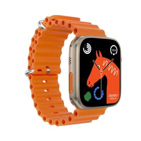 S8Ultra smart watch NFC sports step record heart rate blood pressure blood oxygen Bluetooth bracelet - smartwatch-orange