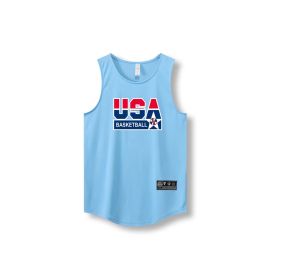 Loose Men Running Vest 2022 Outdoor street basketball Gym Sleeveless Letter Print Shirt Quick Dry Fitness Bodybuilding Tank Tops - XXL - 870 vest4