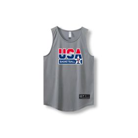 Loose Men Running Vest 2022 Outdoor street basketball Gym Sleeveless Letter Print Shirt Quick Dry Fitness Bodybuilding Tank Tops - 4XL - 870 vest5