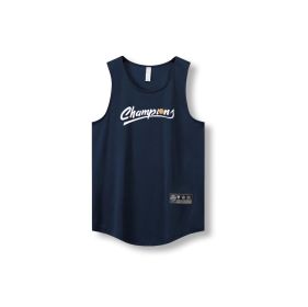 Loose Men Running Vest 2022 Outdoor street basketball Gym Sleeveless Letter Print Shirt Quick Dry Fitness Bodybuilding Tank Tops - 870 vest14 - XL