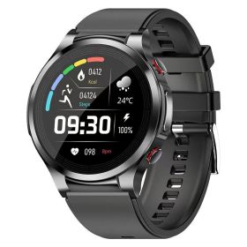 Blood Sugar Monitor Watch, New Diabetic Watch Glucose Monitor Pressure Heart Rate Sports Blood Glucose Watch - Black