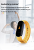 M6 Smart Bracelet Men Fitness Smart Wristband Women Sports Tracker Smart Watch Play Music Bracelet M6 Band For Adriod IOS - Orange with Box