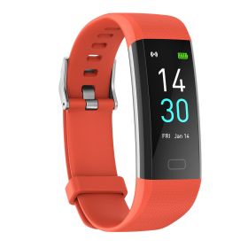 S5 Fitness Tracker Smart Watch Sports Watch Bracelet blood pressure fitness heart rate meter step temperature waterproof sports bracelet - orange