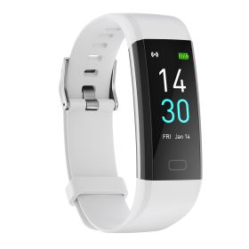 S5 Fitness Tracker Smart Watch Sports Watch Bracelet blood pressure fitness heart rate meter step temperature waterproof sports bracelet - white