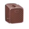 Indoor Private 2L Folding Steam Sauna Spa Tent  - Brown - Sauna Spa Tent
