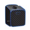 Indoor Private 2L Folding Steam Sauna Spa Tent  - Black - Sauna Spa Tent