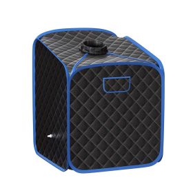 Indoor Private 2L Folding Steam Sauna Spa Tent  - Black - Sauna Spa Tent