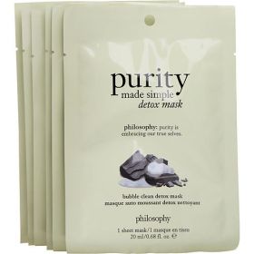 Philosophy by Philosophy Purity Made Simple Bubble Clean Detox Mask --6sheets - As Picture