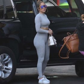 fashion tracksuit women turtleneck full sleeveless crop top+leggings matching set stretchy sporty fitness casual outfits - Gray - XS