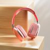 New Max P9 Pro Wireless Bluetooth Headphones HiFi Stereo Noise Cancelling Waterproof Mic Pods Over Ear Sports - Red