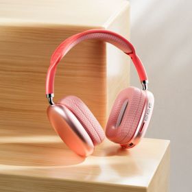 New Max P9 Pro Wireless Bluetooth Headphones HiFi Stereo Noise Cancelling Waterproof Mic Pods Over Ear Sports - Red