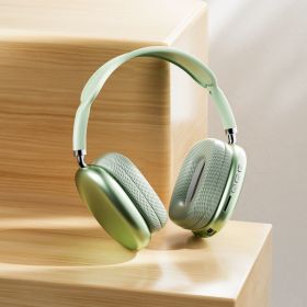 New Max P9 Pro Wireless Bluetooth Headphones HiFi Stereo Noise Cancelling Waterproof Mic Pods Over Ear Sports - Green