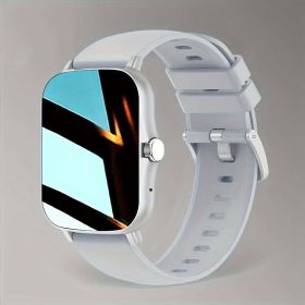 Wireless Smartwatch Calls Customizable Dials SMS Alerts Multisport Modes - Silvery