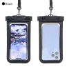 2pcs IPX8 Waterproof Phone Bag; Touchscreen Phone Pouch 7.6 Inch For Swim Sports Outdoor - 2pcs-White