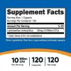 Nutricost Lactobacillus Acidophilus 10 Billion CFU Supplement, 120 Vegetarian Capsules - eSupplements, llc