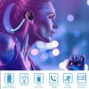 Wireless Sports Headsets Wireless V4.1 Neckband Earphones HD Stereo Sweat-proof Headphones Earbuds - Blue