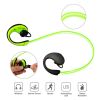 Wireless Sports Headsets Wireless V4.1 Neckband Earphones HD Stereo Sweat-proof Headphones Earbuds - Green