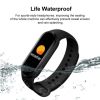 M6 Smart Bracelet Men Fitness Smart Wristband Women Sports Tracker Smart Watch Play Music Bracelet M6 Band For Adriod IOS - Orange with Box