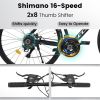 A28320 700C Aluminum Frame Shock Absorbing Front Fork Unisex road bike - as Pic