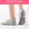 6 Packs Women Yoga Socks with Straps Non-Slip Grips for Pilates Pure Hospital Walking Dance Indoor - Yoga Socks