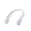 Trendy Silicone Neck Hung Fan Portable Lazy Silent Neck Hung Fan Outdoor Sports For Men Women Kids Home Office Travel Outdoor - White