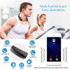 Foldable Wireless Headsets Wireless 4.1 Sport Neckband Stereo Headphones Sweatproof Earphones Earbuds - Black