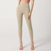 Brand Yoga Pants Hidden Pockets At Waist Fitness Sports Leggings Women Sportswear Stretchy Pants Gym Push Up Workout Clothing - Khaki - XL
