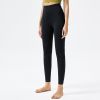 Brand Yoga Pants Hidden Pockets At Waist Fitness Sports Leggings Women Sportswear Stretchy Pants Gym Push Up Workout Clothing - Crimson - XL