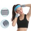 4Pcs/Lot Wrist Sweatband Tennis Sport Wristband Volleyball Gym Elastic Wrist Brace Support Sweat Band Towel Bracelet Protector - Gray 4Pcs