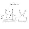 Women's Padded Sports Bra Fitness Workout Running Shirts Yoga Bra Athletic Tops - Starry Blue - S