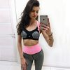 Hollow Sports Yoga Set, Body Shaping, Vest, Leggings, Women's Two-piece Suit - Gray - M