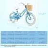 14" Kid's Bike with Training Wheels and Adjustable Handlebar Seat - Blue