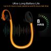 Wireless Sports Headsets Wireless V4.1 Neckband Earphones HD Stereo Sweat-proof Headphones Earbuds - Orange
