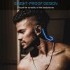 Wireless Sports Headsets Wireless V4.1 Neckband Earphones HD Stereo Sweat-proof Headphones Earbuds - Blue