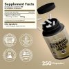 Psyllium Husk Capsules All Natural Fiber Supplement for Gut Health 750 Mg 250 Capsules - Z Zealthy Life