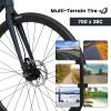 A28320 700C Aluminum Frame Shock Absorbing Front Fork Unisex road bike - as Pic