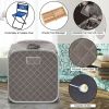 Indoor Private 2L Folding Steam Sauna Spa Tent  - Gray - Sauna Spa Tent