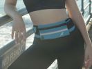 Velocity Water-Resistant Sports Running Belt and Fanny Pack for Outdoor Sports - Blue